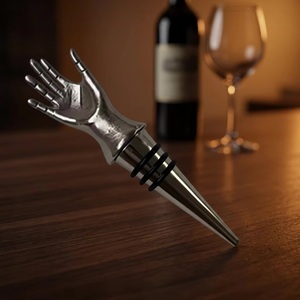 Tapón de Botella de Cerámica y Metal Ecológico con Diseño de Libélula y Cubierta Antipolvo, de Uttar Pradesh - Product Image 1