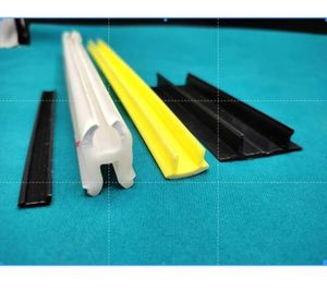 Profilé en polypropylène, bande d'extrusion plastique jaune, noir, blanc pour la construction et la découpe - Product Image 1