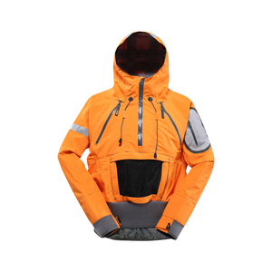 Veste de pêche à la mouche et de kayak imperméable de haute qualité, respirante, anti-UV, à 3 couches, avec logo frontal, pour les aventures de voyage - Product Image 1