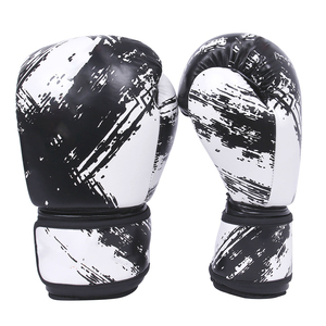 Gants de boxe en cuir vert or celtique avec fermeture Velcro, respirants, pour adultes, équipement d'entraînement d'arts martiaux, gants de boxe en PVC - Product Image 2