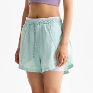 Shorts Deportivos de Cintura Alta para Mujer, Estilo Casual, para Correr, Yoga, Fitness, de Secado Rápido y Transpirables - Product Image 2