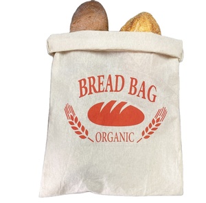 Sac à pain réglable, lavable, personnalisable, en polyester/coton, imprimé, écologique, durable, résistant à l'eau, réutilisable - Product Image 1