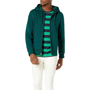 high quality polyester cotton blend breathable zipper <b>hoodie</b> for gym training <b>workout</b> zipper <b>hoodie</b> - Product Image 5