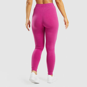 Pantalones de chándal de invierno de alta calidad al por mayor para mujer, de forro polar, cintura alta, ajuste regular, con aberturas laterales, estilo streetwear y fitness - Product Image 2