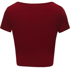 Top Corto de Alta Calidad para Mujer, Ropa para Adultos, Venta Caliente, Precio Económico, Transpirable, con Logotipo/Diseños Personalizados - Product Image 3