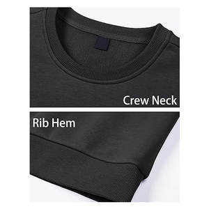 Sudadera de cuello redondo para hombre, manga larga, informal, cálida, de forro polar, cómoda, mezcla de algodón, estilo urbano - Product Image 5