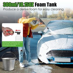<b>Portable</b> Cordless Electric <b>Power</b> <b>Washer</b> High Pressure 400PSI Water Sprayer 0 Degree Car Cleaner - Product Image 3