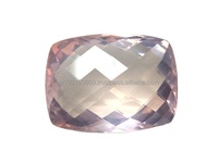 Quartz Rose 100% Naturel, Formes Rondes et Ovales, Taille Personnalisée, Coupe Checker, Pierre Précieuse en Vrac, Pour Bijoux Faits Main, Pierres de Formes Mixtes, PDM Gems