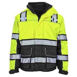 Chaqueta de Trabajo Reflectante para Hombre, Alta Visibilidad, Seguridad, Ropa de Trabajo Industrial para Exteriores 2026 - Product Image 5