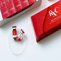 Sérum Visage Anti-Âge et Anti-Rides RXC Private Label RED EXO COLLA (Ginseng Rouge, Cica, Camélia) + PDRN + Collagène, Boîte de 243g pour la Peau
