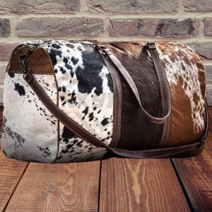 Bolsa de Viaje de Cuero Vacuno Genuino, Fabricante Mayorista, Equipaje de Viaje Personalizado, Bolsa Deportiva de Fin de Semana de Cuero Vintage - Product Image 6