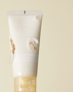 JMSOLUTION BE NATURE RICE & BRIGHTENING FOAM CLEANSE |   100 ML |   Éclat Lumineux |   Acide hyaluronique et niacinamide |   K-beauty - Product Image 1