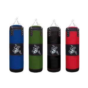 กระสอบทรายหนัง PU สำหรับฝึกซ้อมมวย MMA มวยไทย คิกบ็อกซิ่ง แบบแขวน ทนทาน - Product Image 2