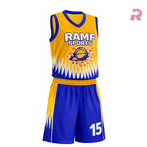 Camiseta de Baloncesto Sublimada de Poliéster para Adultos, Reversible, Transpirable, de Secado Rápido, Antibacteriana, Tallas Grandes, Personalizable para Equipos - Product Image 2