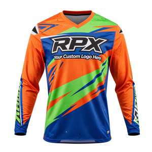 Camiseta de Motociclismo de Manga Larga para Hombre, Estampado por Sublimación, Secado Rápido, Manga Completa, Ropa Deportiva para Adultos, Camiseta de Motocross - Product Image 4