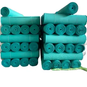 Tela de lona ignífuga 100% algodón para tienda de lona, tela de lona verde ignífuga de calidad para mercado de Oriente Medio