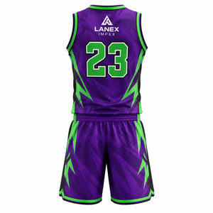 Ensembles d'uniformes de basket-ball personnalisés de qualité supérieure pour les équipes professionnelles, maillots et shorts de basket-ball respirants, vêtements de sport de qualité - Product Image 3