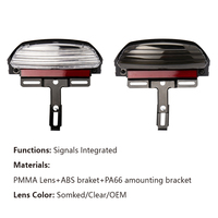 Feu arrière LED intégré 4-en-1 TL077 compatible avec Harley-Davidson Dyna Fat Bob FXDF 2008-2011