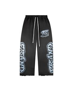 Multi Color Brand <b>Spray</b> <b>Paint</b> Zip Up Hoodie & Pants Set | Oversized Graffiti Streetwear Tracksuit - Product Image 2