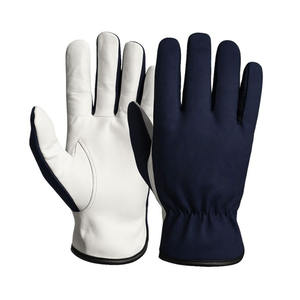 Guantes de Trabajo Mecánicos Tácticos, Guantes de Seguridad con Palma de Cuero Sintético, para Construcción, Montaje, Manipulación de Herramientas, Protección Duradera para las Manos - Product Image 3