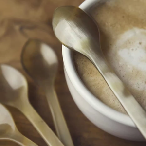 Premium Quality Eco-Friendly Handmade Horn Spoon <b>Mirror</b> Polish Traditional Craftsmanship for Exclusive Kitchenware Collections - Product Image 1