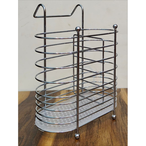 Support de rangement pour couverts de cuisine en acier inoxydable, porte-couteaux, fourchettes et cuillères, support de rangement pour couverts de table, pour la cuisine et la table à manger - Product Image 1