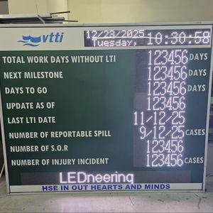 Pantalla LED Industrial - Píxeles de 3 mm, Brillo de 3000 cd, Garantía de 2 Años, Uso Interior/Exterior - Product Image 1