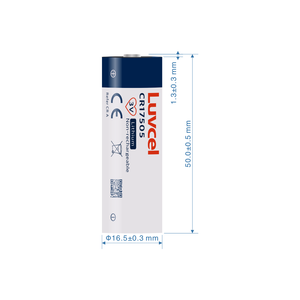 Batterie au lithium non rechargeable Luvcel CR17505 3V 2800mAh Durée de vie de 10 ans - Product Image 2