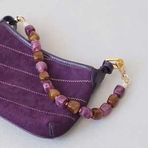 Llavero de Resina Hecho a Mano con Cuentas Redondas de Color Rosa, Accesorio para Mujer, B.H CRAFTS - Product Image 6
