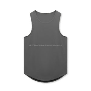Wholesale Custom logo Cotton Moisture Wicking Muscle Athletic Shirts Sleeveless Fitness Wear Workout <b>Men</b> Gym Tank <b>Top</b> for <b>Men</b> - Product Image 5