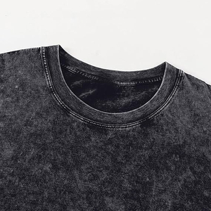 Ensemble de vêtements de détente pour hommes, t-shirt et short, tenue d'été en 2 pièces, coton, coupe ample décontractée, ensemble assorti, effet délavé - Product Image 4