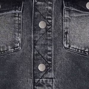 Customized Men's XL High Street Style Denim <b>Jacket</b> 100% Cotton Great <b>Slim</b> <b>Fit</b> Design for Winter Casual Wear - Product Image 4