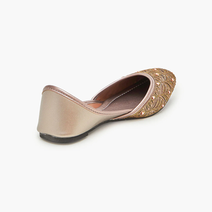 Zapatos Khussa Bordados a Mano para Mujer 2026, Diseño Personalizado con Logotipo, Estilo Indio/Pakistaní, Cómodos y Ligeros, Venta al Por Mayor - Product Image 5