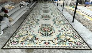 Direct Factory Sale Luxurious <b>Hand</b> <b>Tufted</b> Wool Area <b>Rug</b> Multi-Coloured Embroidered Pattern Fur Floor Decoration Home Living Room - Product Image 5