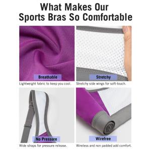 High Quality Women's Active Wear <b>Backless</b> Crop <b>Sports</b> <b>Bra</b> Wholesale Simple Halter Neck Design Plus Size Available Made Pakistan - Product Image 6