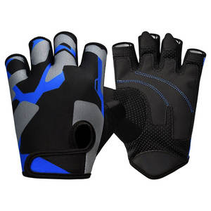 Gants de sport demi-doigts élastiques épais pour la gym, l'exercice, le fitness, la musculation et le bodybuilding par TANVEX - Product Image 4