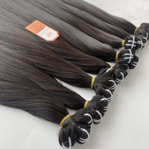 Extensiones de Cabello Humano Vietnamita Liso, Trama de Hueso Crudo, Cutícula Alineada, Super Doble Dibujado, Sedoso - Product Image 4