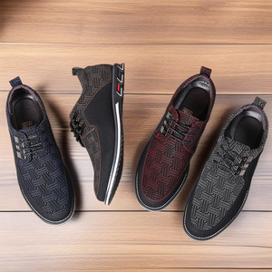 รองเท้าหนังลำลองสไตล์อังกฤษสำหรับผู้ชาย ทรงหัวมน กันลื่น ทนทาน เข้าได้กับทุกชุด - Product Image 4