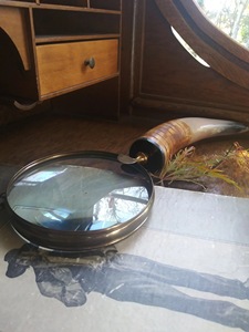 Nouvelle loupe à manche en corne de buffle, écologique, faite à la main, pour une lecture de précision et un style vintage classique, de haute qualité - Product Image 4