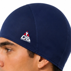 Bonnet de bain unisexe en silicone, ajustement confortable, élastique en spandex, accessoire de maillot de bain pour adulte, extensible et doux, service OEM, bonnet de bain imperméable - Product Image 6
