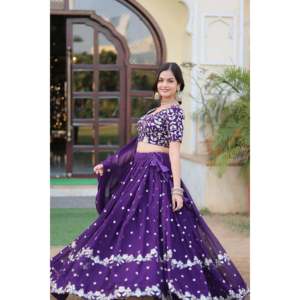 Desinger Wine lehenga choli - Product Image 2