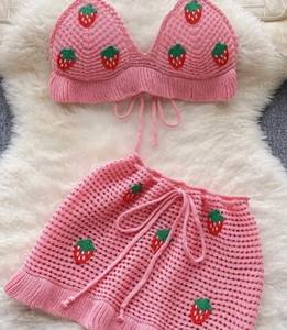 Ensemble deux pièces Zingj Strawberry Sweet Beach, dos nu - Product Image 3