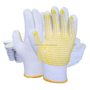 Guantes DE SEGURIDAD antiestáticos y antiimpactos de agarre mejorado con puntos de PVC antideslizantes para una cosecha segura de plantaciones agrícolas - Product Image 5