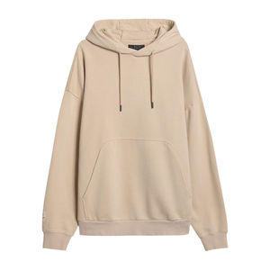 Sudadera con Capucha Oversize MOVETEXTILE Basics, Logotipo Personalizado con Apliques/Parches, Gruesa de 380 GSM, Moda Urbana Unisex, Venta al por Mayor, Hombros Caídos - Product Image 1