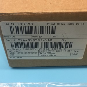 LAM 716-013935-118 ฉนวนกันความร้อน, แผ่นกั้น, ป้องกันรังสียูวี - อุปกรณ์และอะไหล่เซมิคอนดักเตอร์ระดับโลกที่เชื่อถือได้ - Product Image 3
