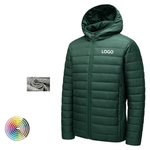 Blouson matelassé épais pour homme, manteau d'hiver chaud personnalisé, vêtement d'extérieur streetwear surdimensionné, fabricant OEM - Product Image 4