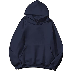 Sweat-shirt à capuche personnalisé ODM Navi avec logo frontal pour homme et femme, en coton molletonné de qualité supérieure, écologique, décontracté, hiver, 370g, coupe-vent - Product Image 1