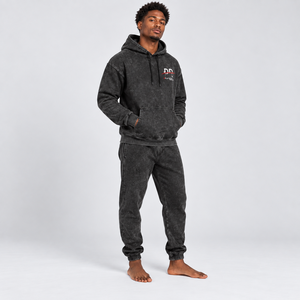 Premium men acid wash <b>hoodie</b> with soft fabric relaxed fit stylish vintage finish durable <b>stitching</b> and comfortable streetwear - Product Image 5