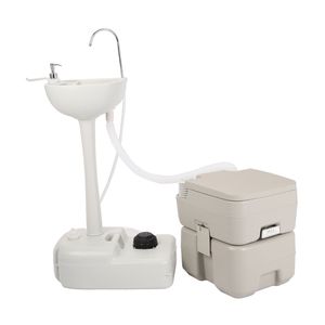 Lavandino Portatile da Esterno con WC Rimovibile, Identico al 46793540 - Product Image 3