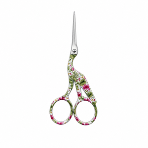 Ciseaux à broder vintage à motif floral, 4,5 pouces, en acier inoxydable, pointe aiguisée, pour travaux d'aiguille, couture, artisanat, OEM, DIY - Product Image 1